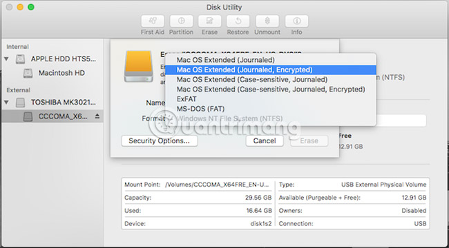 mac hard drive utility for windows